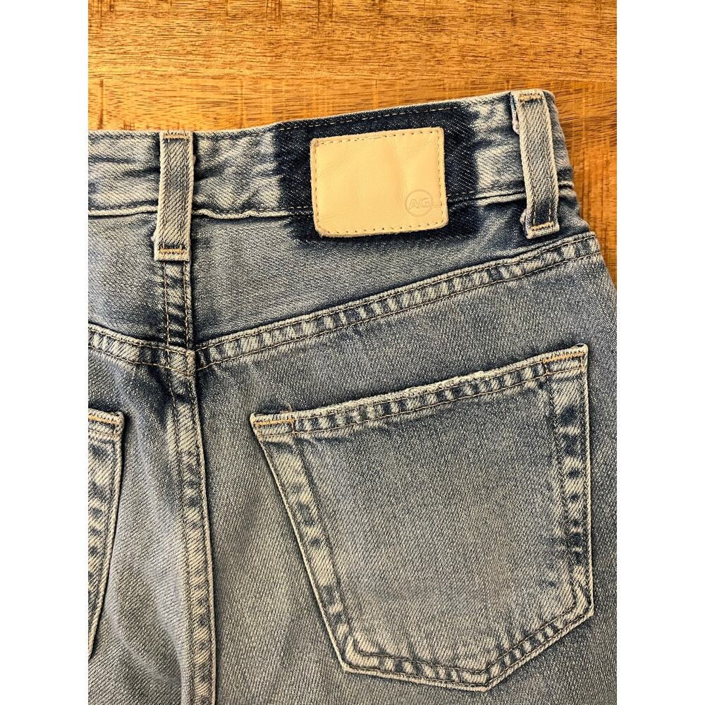 AG Adriano Goldschmied Saige Wide Leg Crop Size 24 High Rise Light Blue Wash 26" - Picture 10 of 15